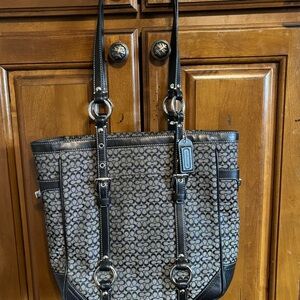 Coach F11526 Signature Jacquard Handbag